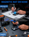 Large Size Magnetic Project Mat SHOWPIN Small Parts Work Mat with A Board Marker - Preventing The Small Screws from Getting Lost and Unorganized