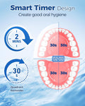 Rotating Electric Toothbrush for Adults with 8 Brush Heads, Sensitive Gum Care Electric Toothbrush with 3 Modes and 2 Min Smart Timer,