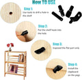 104Pcs Shelf Pins Pegs Kit,4 Styles Shelf Support Pegs,Bookshelf Pegs for Shelves,Cabinet Shelf Bracket Pegs Shelf Holders Pins for Kitchen