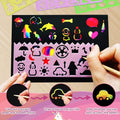 Rainbow Scratch Paper Art for Kids: 60PCS Magic Arts Crafts Gifts Toys for Girls Boys Ages 4 5 6 7 8 9 Games Activities for Birthday Family
