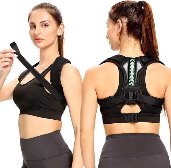Posture Corrector for Men and Women, Adjustable Lumbar Spinal Support, Low Back Pain Relief, Neck Support, Lower Back Pain Relief (Xx-Large)