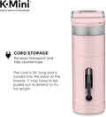 Keurig K-Mini Single Serve K-Cup Pod Coffee Maker, 6 to 12oz Brew size, with Cord Storage, Perfect for Small Spaces, Dusty Rose | Brews 6-12 Oz