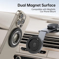 SYNCWIRE for MagSafe Phone Grip, Magnetic Phone Ring Holder Stand Kickstand Black