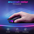Redragon Gaming Mouse, Wireless Mouse Gaming with 8000 DPI, PC Gaming Mice with Fire Button, RGB Backlit Programmable Ergonomic Mouse Gamer,