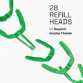 REACH Ultraclean Access Flosser Refill Heads, Mint, Plaque Remover for Teeth, Shred Resistant, for Hard to Reach Areas, Oral Care, PFAS Free, for
