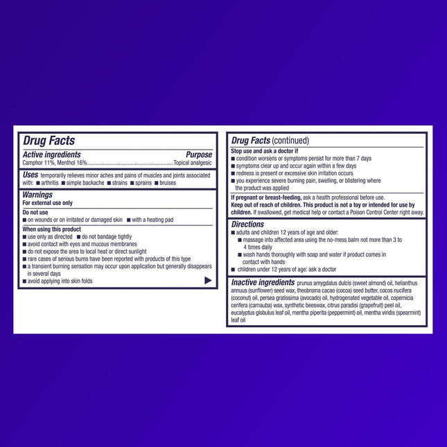 Icy Hot PRO Pain Relief Massaging Balm with Easy-Grip Applicator for Muscles & J