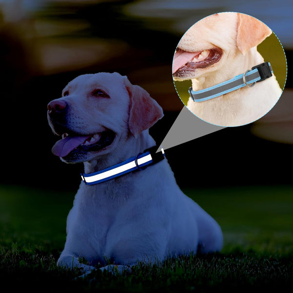 16 Pack Puppy Collars for Litter, Reflective Puppy Collars Adjustable Puppy ID Collars Soft Nylon Whelping Collars for Newborn Litter Puppy