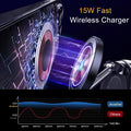 2026 Upgraded for Magsafe Car Mount Charger, 15W Fast Wireless Charging Suction Cup Phone Mount, Magnetic Phone Holder for Dashboard/Windshield,