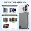 Magnetic Portable Charger 5000mAh with 15W Wireless & 20W PD Fast Charging,Ultra-Slim Travel-Ready Design,LED Display & Premium Metal