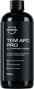 Nasiol Tem Apc Pro Car Interior All Purpose Cleaner-500 Gr-Seat, Roof, Plastic, Upholstery, Tire Cleaning, Detailing, Super Strong Stain Remover,