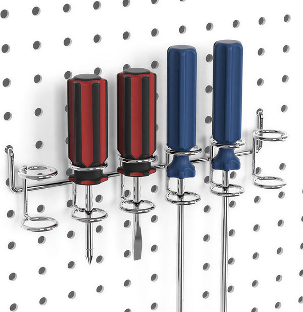 Pegboard Hooks with Bins, Peg Locks, for Organizing Various Tools, 117 PCS, 60 of Which are Locks 117PCS
