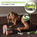 Gradient Fitness Stretching Strap for Physical Therapy, 12 Multi-Loop Stretch Strap 1.5" W x 8' L, Neoprene Handles, Physical Therapy Equipment,