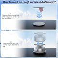 CloudValley Magnetic Car Phone Mount, Compatible with MagSafe | 360° Adjustable Foldable Holder for Dashboard, 80LBS Suction & 2800gf Magnet, Car