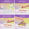 National Geographic Marbling Paint Craft Kit to Create Marble Art for Kids Paint Marbling Kit