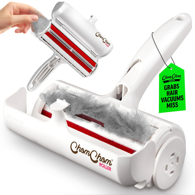 Chom Chom Roller Pet Hair Remover and Reusable Lint Roller - Chomchom Cat and Do