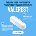 Relaxium Sleep Aid for Adults, Melatonin 5Mg with Magnesium Glycinate, Sleep-Promoting Valerest & Ashwagandha, Non-Habit Forming Sleep Supplement,