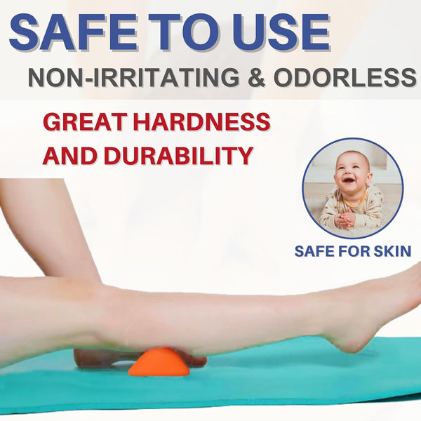 LEZER Trigger Massage Point, Manual Massage Ball, Hip Hook, Muscle Knot Release Tool, Deep Tissue Relief, Hip Flexor Iliacus Back Psoas Hand Foot