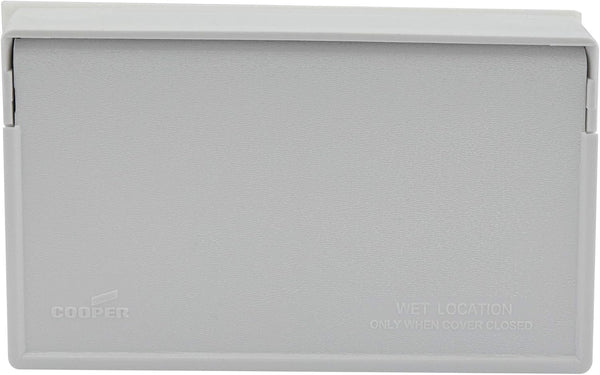 RecPro RV Exterior GFCI Outlet Cover Plate | Weatherproof | White