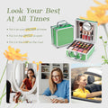 Color Nymph Beginner Makeup Kit for Teens with the Small Cosmetic Train Case Included 24-Colors Eyeshadow Palette Blushes Bronzer Highlighter