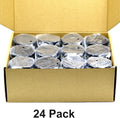 SONVIIBOX 24 Pack 8oz Candle Tins,Black Candle tins for Making Candles Bulk,8 oz Candle Jars,Tin Jars for Candle Making,Metal tin Jars (Black) 8