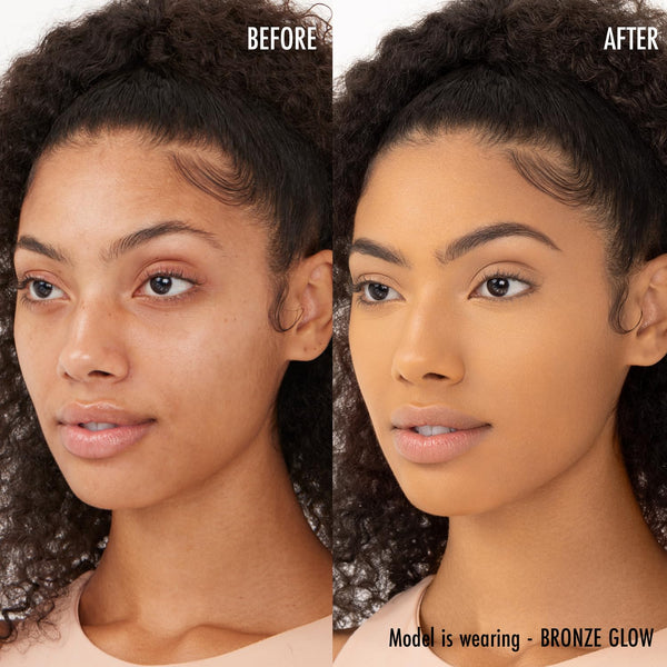 Black Radiance Color Perfect Foundation Stick with Soft Brush Applicator Duo Ã¢ÂÂ Buildable, Blendable Versatile Pigment-Rich Formula - Bronze Glow