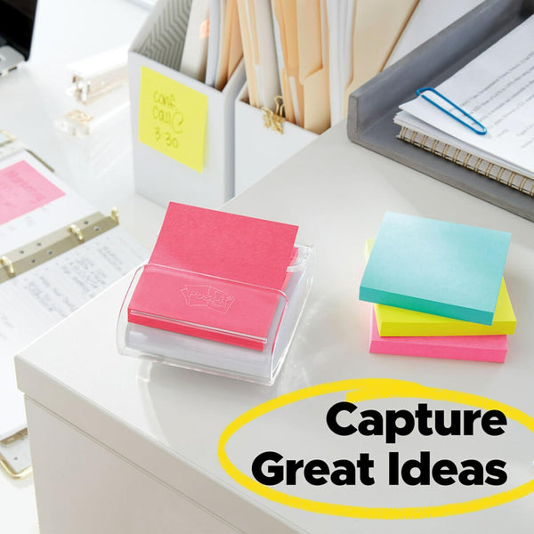 Post-it Pop-up Notes, 3 x 3 in, Canary Yellow, 24 Pads, 100 Sheets/Pad | School Supplies, Office Products, Accordion Sticky Notes work with Pop-Up