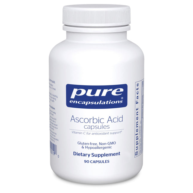 Pure Encapsulations Ascorbic Acid Capsules - 1,000 Mg Vitamin C - Antioxidant & 