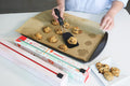 Chicwrap Baker'S Tools Parchment Paper Dispenser - Includes 15"X 33" (42 Sq.Ft) Roll Unbleached Baking, Cooking & Culinary Paper - Reusable