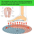 Yinyang Balance Foot Massage Mat 2 Pack, Tai Ji Bagua Pattern with Magnetic Therapy, Custom Color Acupressure Reflexology Mat for Daily