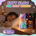 Goodyking Paint Your Own Cat Lamp Kit, DIY Cat Crafts Night Light, Painting Kit Arts & Crafts for Kids Ages 8-12, Art Supplies Birthday Easter