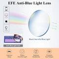 EFE Reading Glasses Readers for Women Ladies 1.5 Lightweight Full Frame Spring Hinge Eyeglasses 5 Pack (Mix Color, 1.50)
