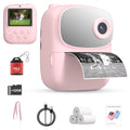 Kids Instant Print Camera 2025, 32GB Memory, Dual Lens with 2.4-Inch Screen and 1080p HD, Nice Gift for Boys and Girls Ages 4-13, Ideal for