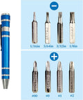 SWATOM 8 in 1 Mini Screwdriver Set Small Screwdrivers Pen Magnetic Repair Tools EDC Compact Precision Gadgets for Computer Eyeglasses Daily Home
