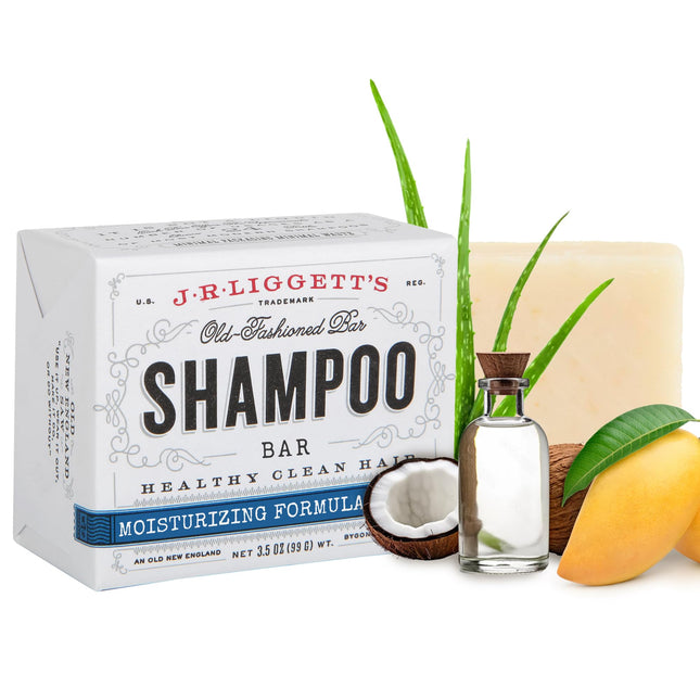 JÃÂ·RÃÂ·LIGGETT'S All-Natural Shampoo Bar, Moisturizing Formula - Supports Str
