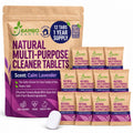 12 Pack Natural Multi-Purpose Cleaner - All Surface Multipurpose Cleaning Tablets Refill - Eco-Friendly Product & Cleaning Supplies - 1 Tablet =