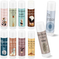 30 Sets Mental Health Awareness Gifts Lip Balm Bulk Inspirational Lip Balm with Positive Daily Affirmation Cards Self Care Gifts for Women Men
