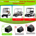 Club Car Golf Cart Windshield Clips Kit fit Precedent,Tempo, Onward 1 Inch Tube Included Windshield Sash Clips, Windshield Retaining Clips,