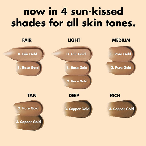 E.L.F. SKIN Bronzing Drops, Liquid Bronzer for Face & Skin, Creates a Sun-Kissed Glow, Infused with Vitamin E, Vegan & Cruelty-Free, Rose Gold