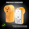 RVGUARD 50 Amp Female Welder NEMA 6-50P Plug Welder Replacement, ETL Listed 6-50HP
