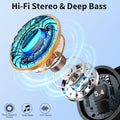 Wireless Earbuds, 2025 Bluetooth Headphones 5.4 HiFi Stereo, in-Ear Ear buds with 4 ENC Noise Cancelling Mics, 40H Playtime Sport Ear Buds with