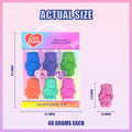 Care Bears Bath Bomb Set, 6-Piece Bubble Gum Scented, Ages 3+