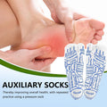 Reflexology Socks with Acupoint Massage Tool, Health Socks for Relieving Fatigue and Pain - Acupressure Reflexology Foot Massage (Man)