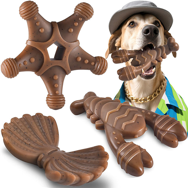 Dog Toys for Aggressive Chewers, Indestructible Toys for Large Dogs, Dog Chew To