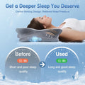 Cervical Neck Pillow for Pain Relief, Adjustable Ergonomic Memory Foam Pillow for Neck and Shoulder Pain, Orthopedic Contour Support Pillows for