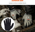 Ergodyne ProFlex 7501 Coated Waterproof Winter Work Gloves Gray, Medium, 1 Pair Medium (1 Pair)