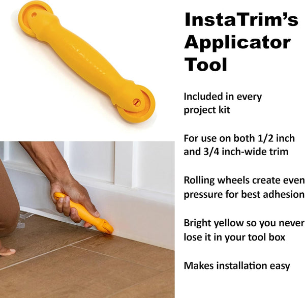 Instatrim Applicator Tool â Professional DIY Caulk Trim Tool for Seamless Adhesive Installation, Smooth, Durable Finish, Ideal for Home