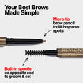 Revlon ColorStay Micro Brow Pencil, 454 Medium Brown, 0.003 oz Medium Brown 0 Ounce (Pack of 1)