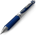 Pentel EnerGel RTX Retractable Liquid Gel Pen, (0.7mm) Metal Tip, Medium Line, Navy Blue Ink, Box of 12 (BL77-CA) Blue 12 Count (Pack of 1) 12 Pack