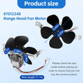 97012248 Motor Range Hood Fan Motor Compatible with Broan and Nutone Kitchen Exhaust Fan Replacement Replace 40000 and 42000 Series AP4527731,