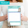 T MARIE Daily to Do List Notepad - 50 Sheets 5.5 X 8.5Ã¢ÂÂ Productivity Task Planner and Habit Tracker Pad - Cute Otter Gift Idea and Office